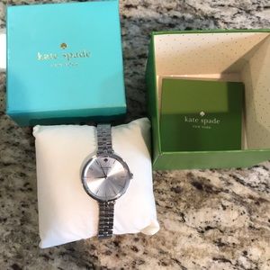New Silver Kate Spade Watch